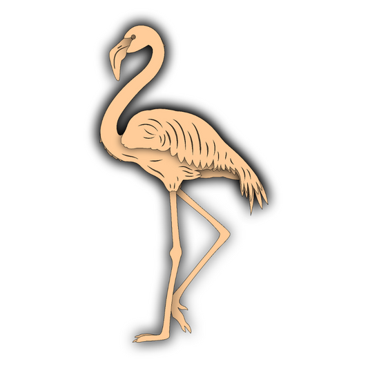 Flamingo - Layered Animal Designs - Digital File