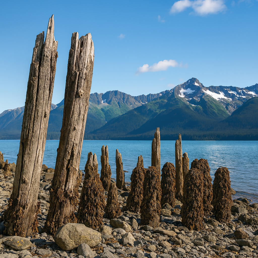 Hoben Park - Seward and Resurrection Bay - Alaska United States - Rendered - Digital File Digital My Custom Designs PDF