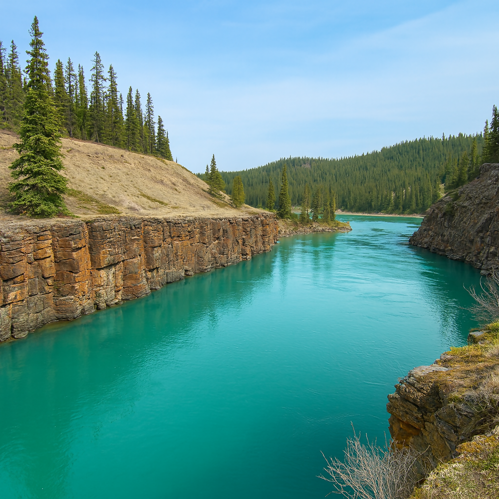 Miles Canyon - Yukon Canada - Rendered - Digital File Digital My Custom Designs PDF