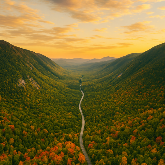 Saco River Valley - Crawford Notch State Park - New Hampshire United States - Rendered - Digital File Digital My Custom Designs PDF