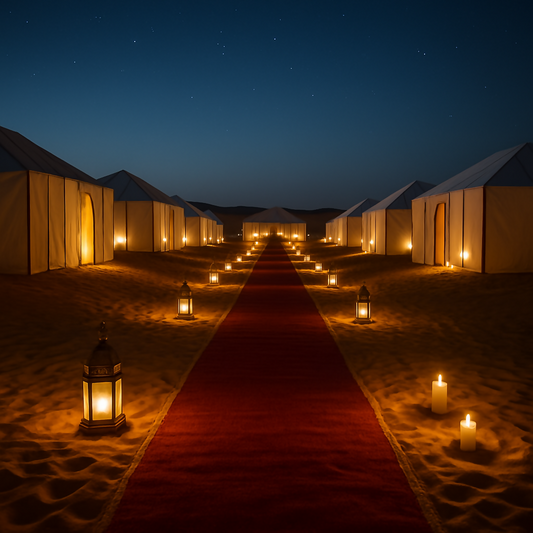 Desert Camps - Sahara Desert Morocco - Africa - Rendered - Digital File Digital My Custom Designs PDF