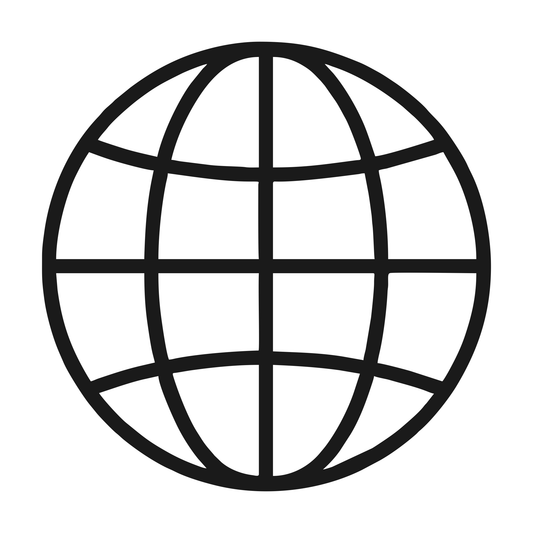 Globe Outline - Digital File - XCS Friendly Digital My Custom Designs PNG