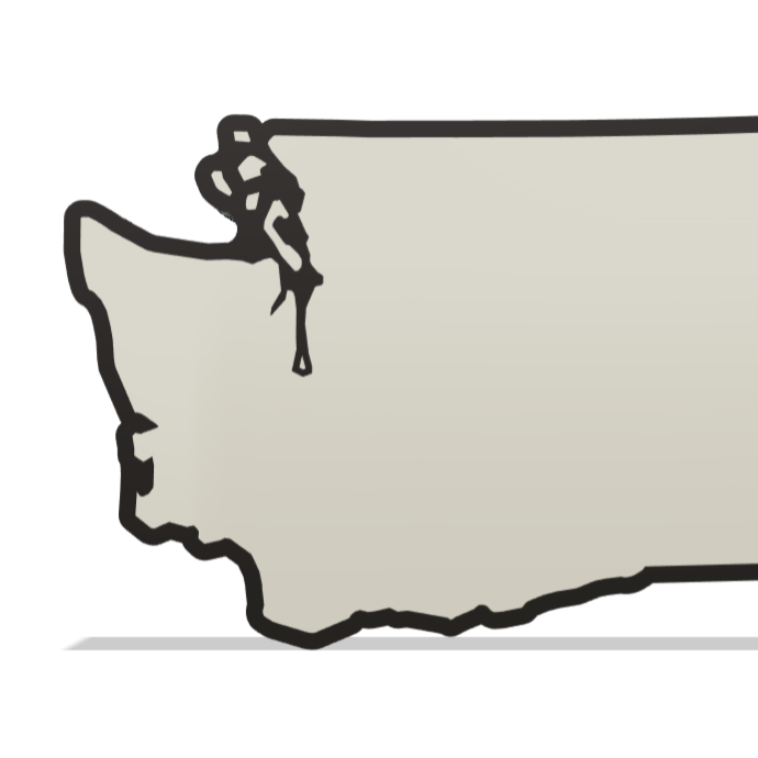 Washington Wall Lightbox - United States - 3D Print File - Digital File Product My Custom Designs