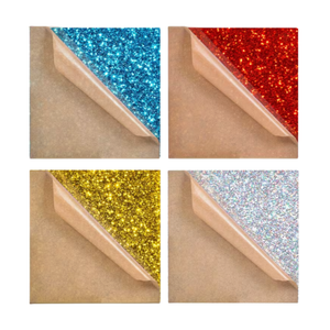 4pcs Multicolor Glitter Acrylic Sheets 7x7 - Seller Supplies My Custom Designs