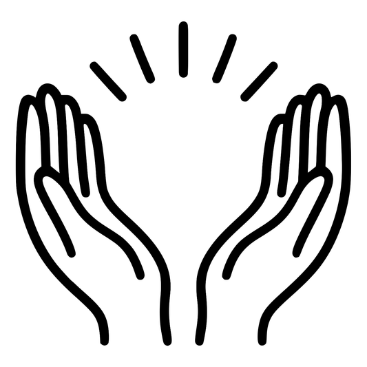 Healing Hands Sketch - Digital File - XCS Friendly Digital My Custom Designs PNG