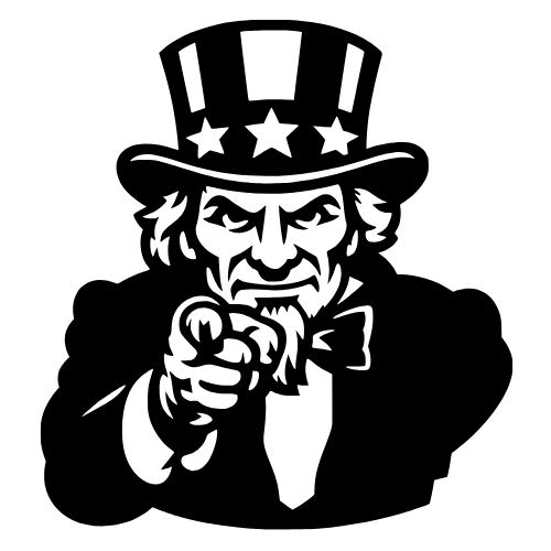 Cartoon Uncle Sam - Digital File - XCS Friendly