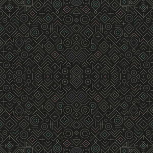 Technology and Digital - Clean Monochrome Geometric Lines With Soft Neon Accents-Pattern - Pattern - Digital File