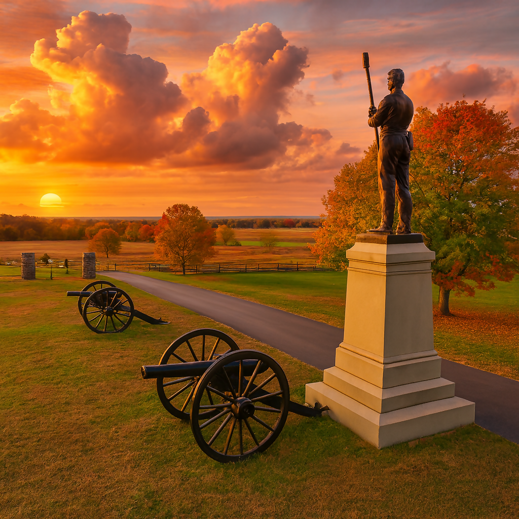 Gettysburg National Military Park - Pennsylvania United States - Rendered - Digital File Digital My Custom Designs PDF