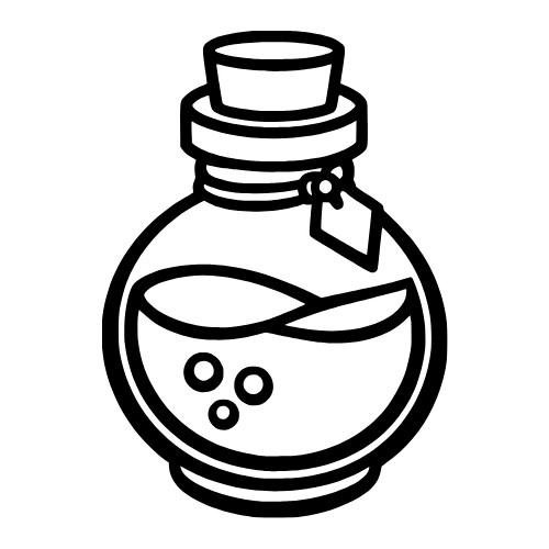 Potion Outline - Vector Graphics - Digital File Digital My Custom Designs PDF