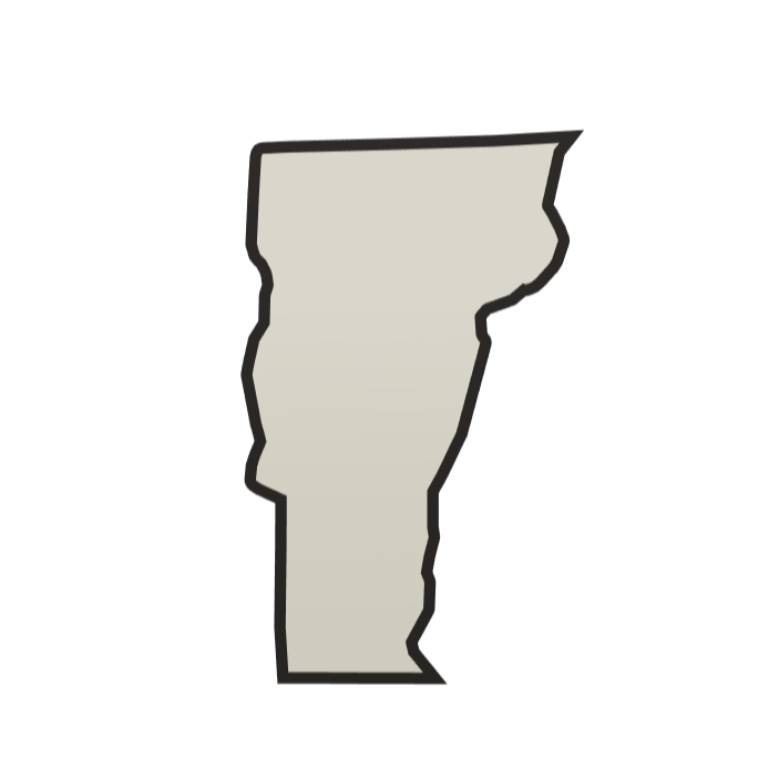 Vermont Wall Lightbox - United States - 3D Printed Product My Custom Designs