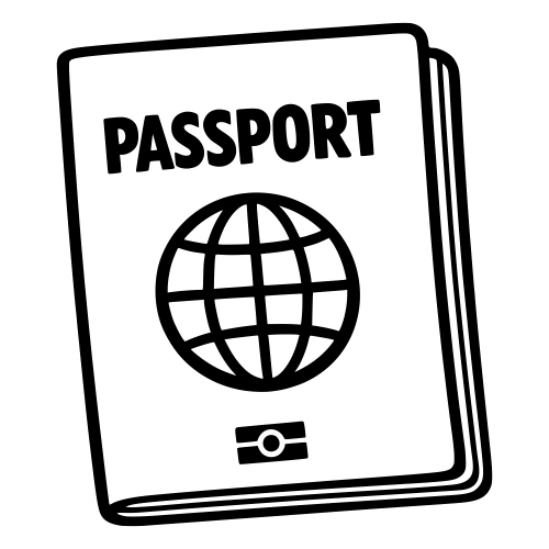 Passport Design - Vector Graphics - Digital File Digital My Custom Designs PDF