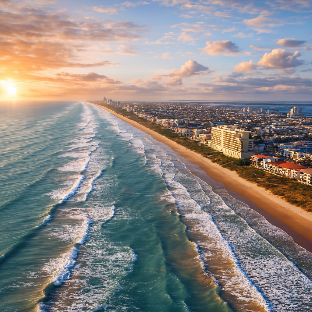 South Padre Island - Texas United States - Rendered - Digital File Digital My Custom Designs PDF