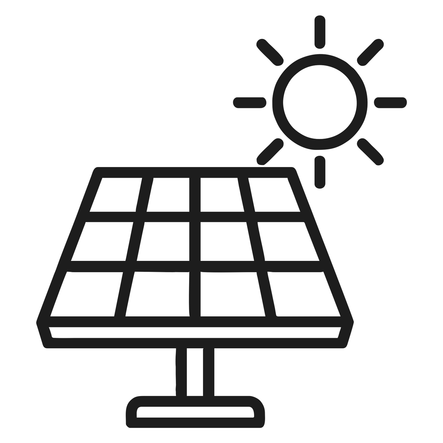 Solar Panel - Digital File - XCS Friendly Digital My Custom Designs PNG