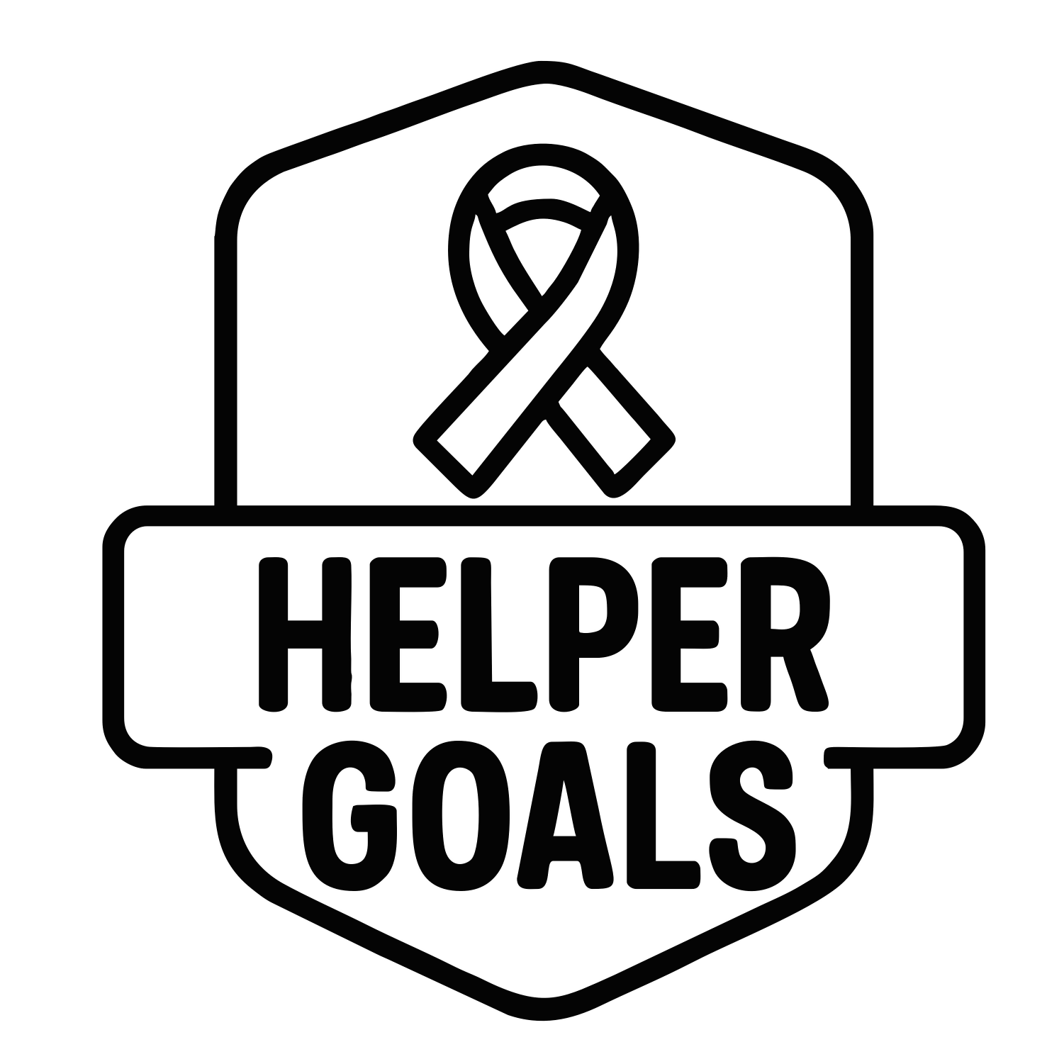Helper Goals - Digital File - XCS Friendly Digital My Custom Designs PNG