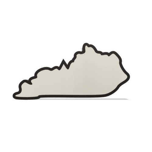 Kentucky Wall Lightbox - United States - 3D Print File - Digital File Digital My Custom Designs