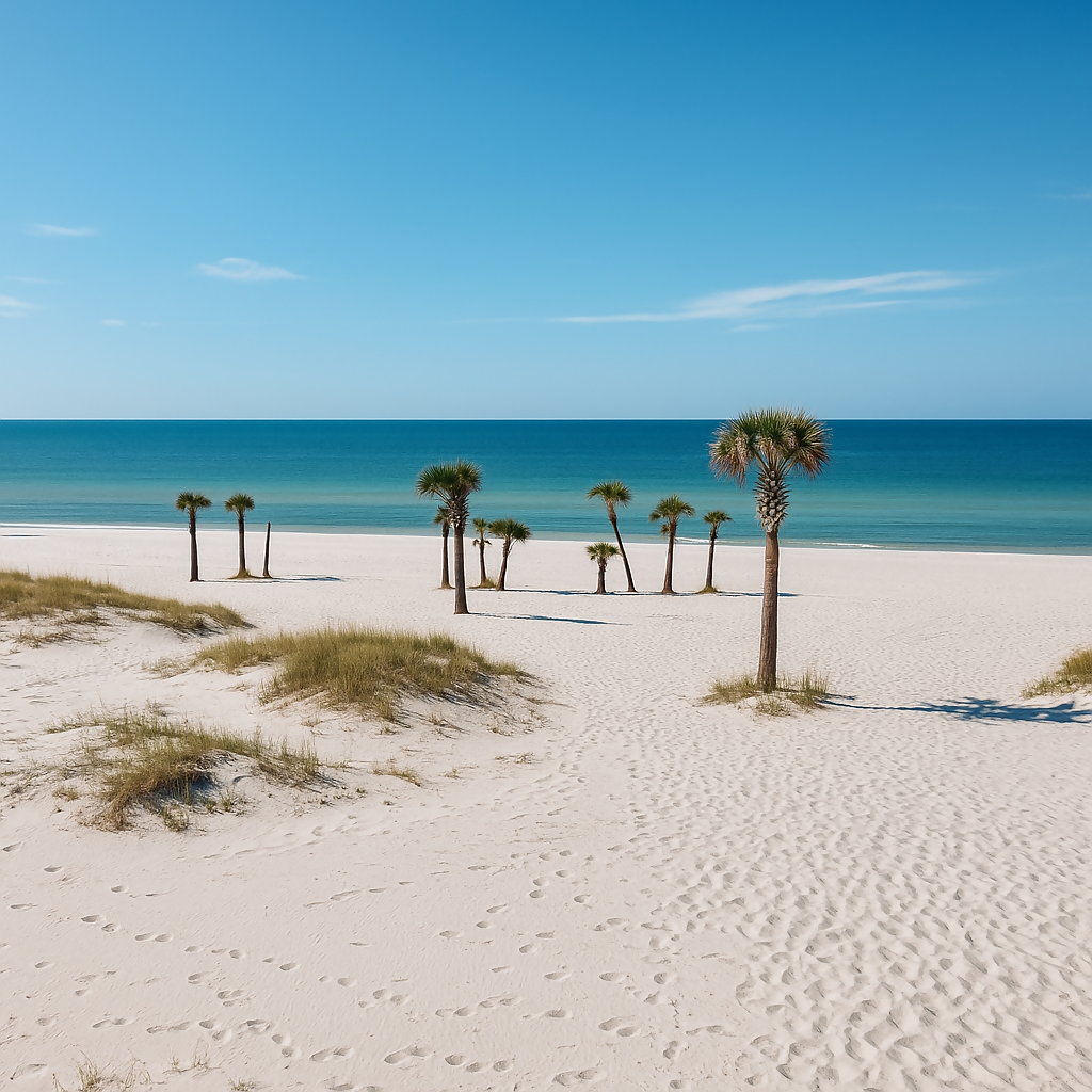 Biloxi Beach - Mississippi United States - Rendered - Digital File Digital My Custom Designs PDF