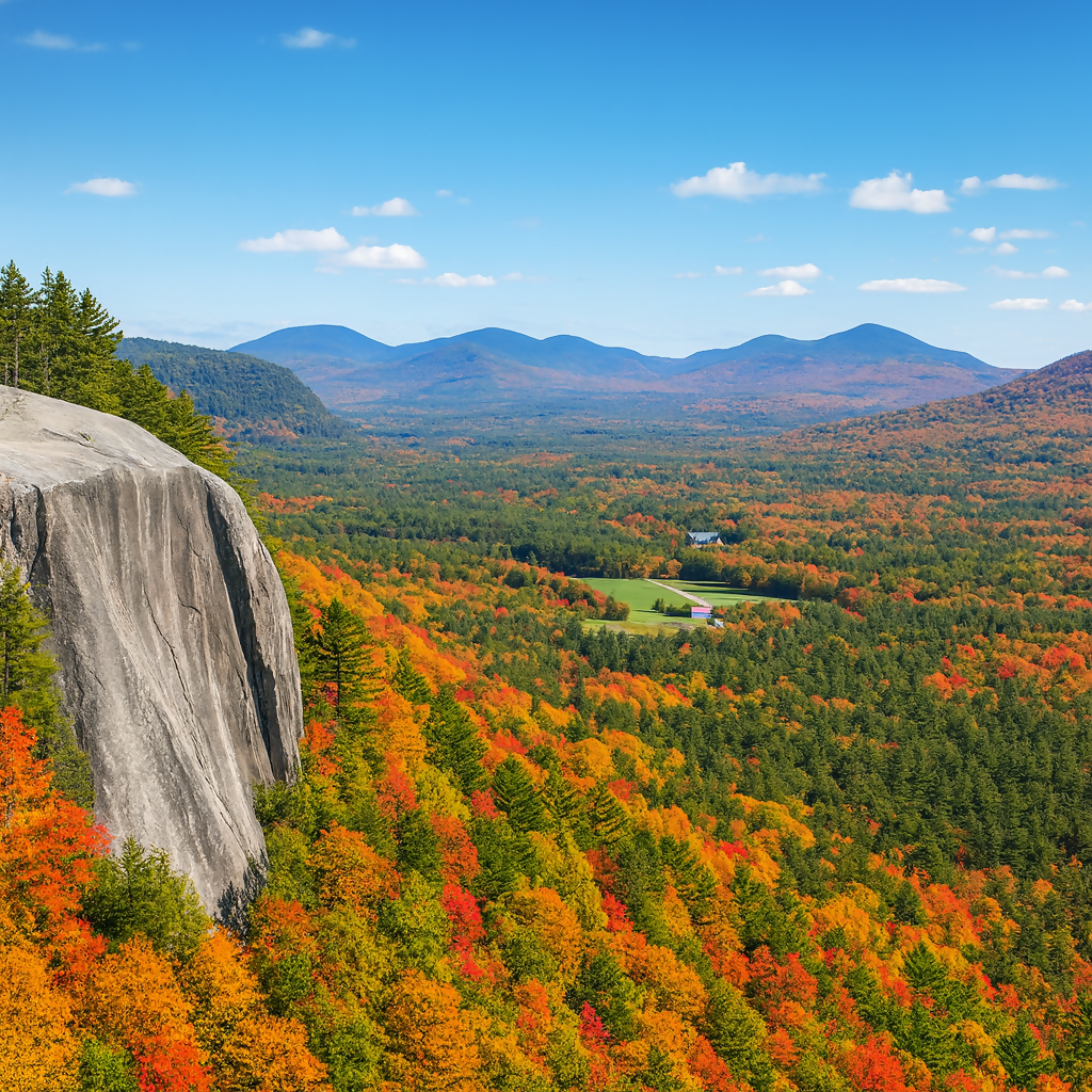 Cathedral Ledge Lookout - White Mountain National Forest - New Hampshire United States - Rendered - Digital File Digital My Custom Designs PDF