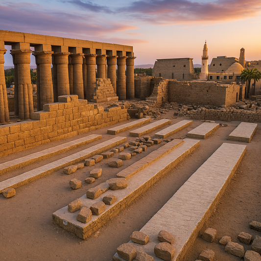 Luxor Temple - Luxor Egypt - Africa - Rendered - Digital File Digital My Custom Designs PDF