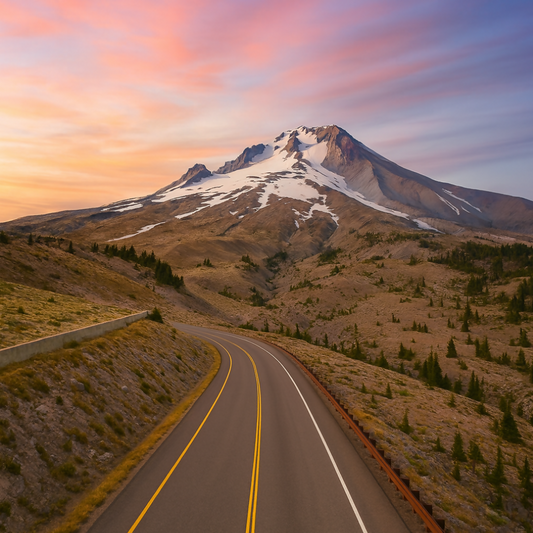 Mount Hood Scenic Loop - Oregon United States - Rendered - Digital File
