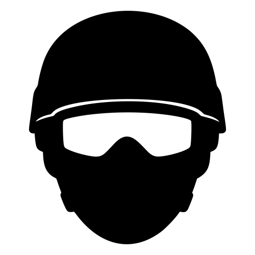 Helmet and Goggles Silhouette Design - Vector Graphics - Digital File Digital My Custom Designs PDF