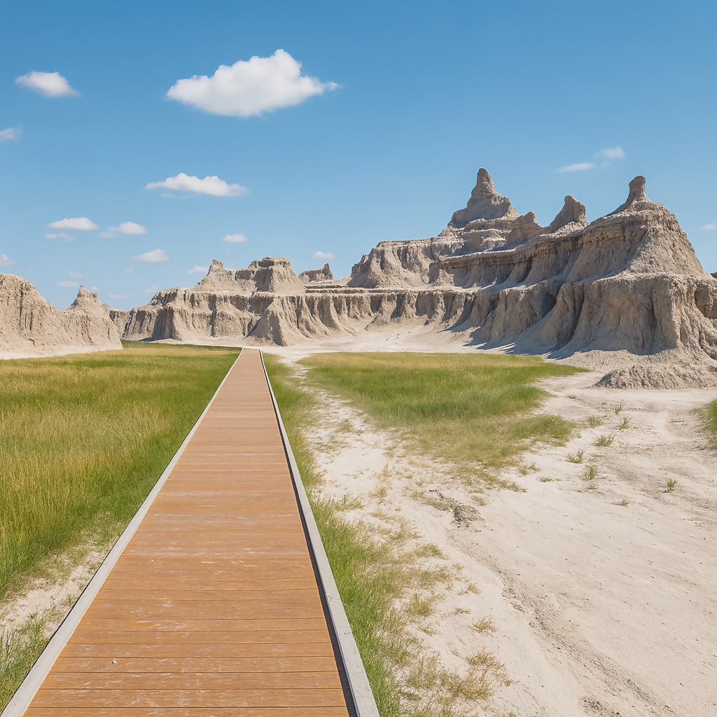 Window Trail - Badlands National Park - South Dakota United States - Rendered - Digital File Digital My Custom Designs PDF
