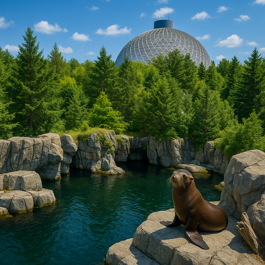 Owen Sea Lion Shores - Omaha's Henry Doorly Zoo and Aquarium - Nebraska United States - Rendered - Digital File Digital My Custom Designs PDF