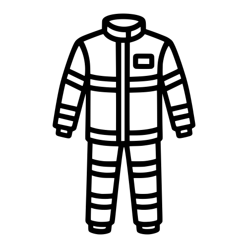 Fire Suit Outline - Digital File - XCS Friendly