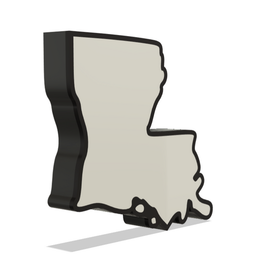 Louisiana Wall Lightbox - United States - 3D Print Product My Custom Designs