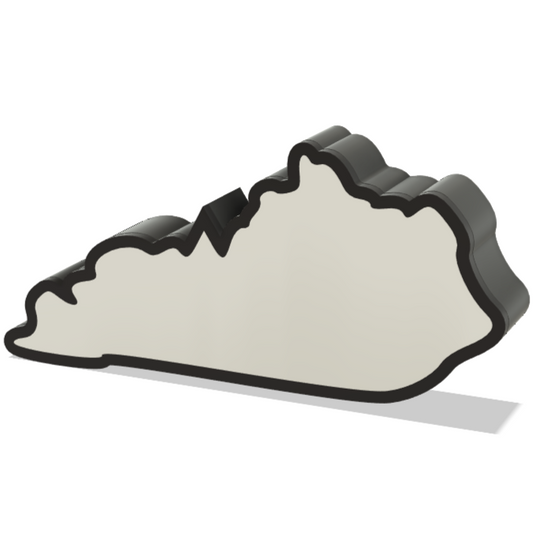 Kentucky Wall Lightbox - United States - 3D Print Product My Custom Designs