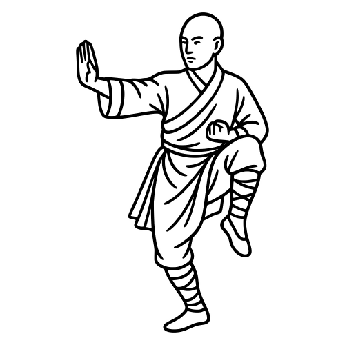Monk Martial Artist - Digital File - XCS Friendly Digital My Custom Designs PDF
