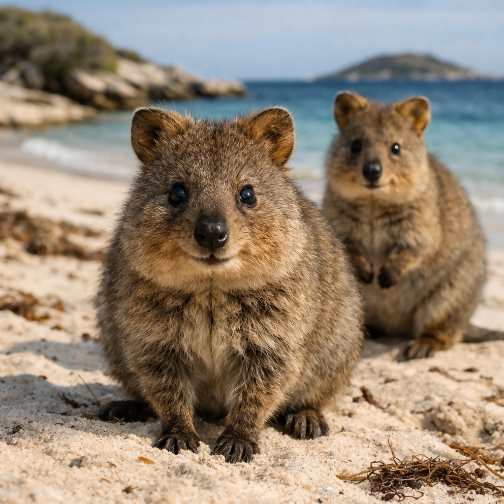 Quokkas - Rottnest Island Western Australia - Australia - Rendered - Digital File Digital My Custom Designs PDF