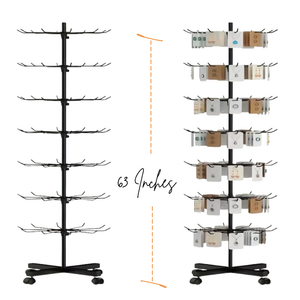 7 Tier Adjustable Rotating Display Stand - Seller Supplies My Custom Designs