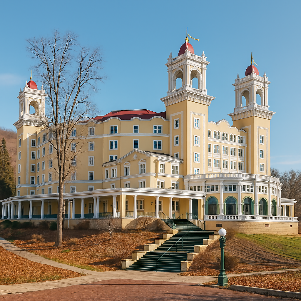 West Baden Springs Hotel - French Lick Resort - Indiana United States - Rendered - Digital File Digital My Custom Designs PDF