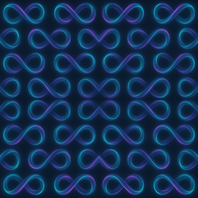 Geometric Abstract - Infinity Loop Möbius Ribbon Pattern - Digital File Digital My Custom Designs PDF