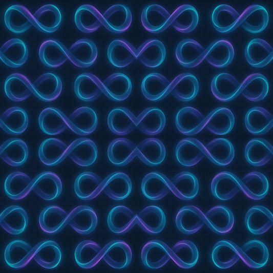 Geometric Abstract - Infinity Loop Möbius Ribbon Pattern - Digital File Digital My Custom Designs PDF