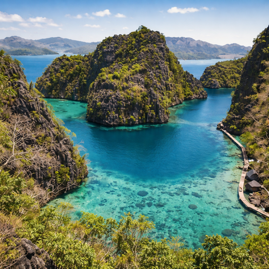 Kayangan Lake Coron Island - Palawan Philippines - Asia - Rendered - Digital File Digital My Custom Designs PDF