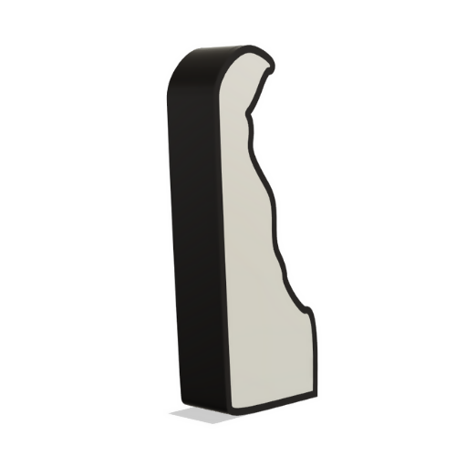 Delaware Wall Lightbox - United States - 3D Print File - Digital File Digital My Custom Designs ZIP File
