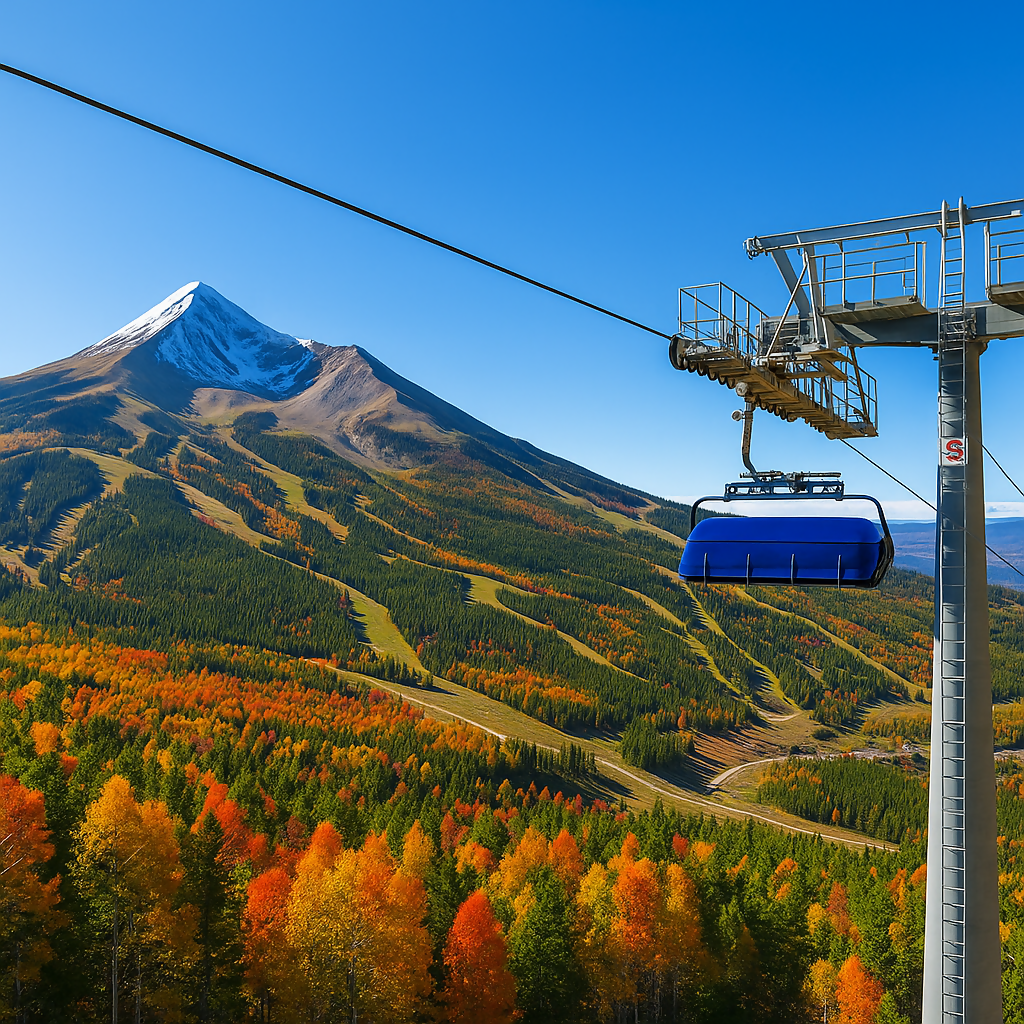 Lone Peak Mountain - Big Sky Resort - Montana United States - Rendered - Digital File Digital My Custom Designs PDF