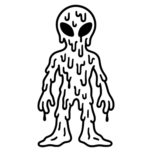 Alien Slime Whole Body - Digital File - XCS Friendly Digital My Custom Designs PDF