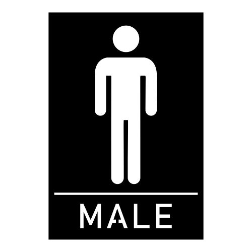 Restroom Male - Digital File - XCS Friendly Digital My Custom Designs PDF