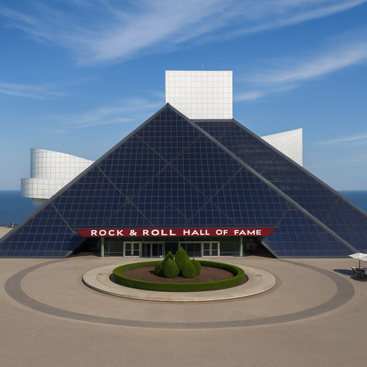 Rock and Roll Hall of Fame and Museum - Ohio United States - Rendered - Digital File