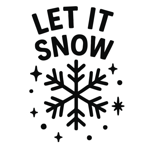 Let It Snow - Digital File - XCS Friendly Digital My Custom Designs PDF