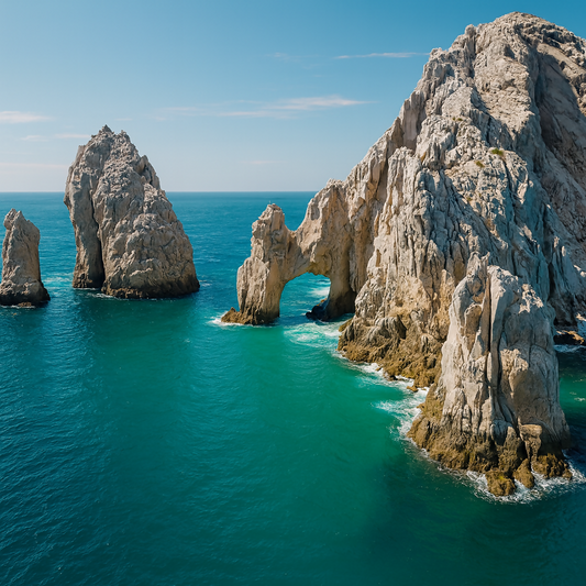 Arch of Cabo San Lucas (El Arco de Cabo San Lucas) - Baja California Sur Mexico - Rendered - Digital File Digital My Custom Designs PDF