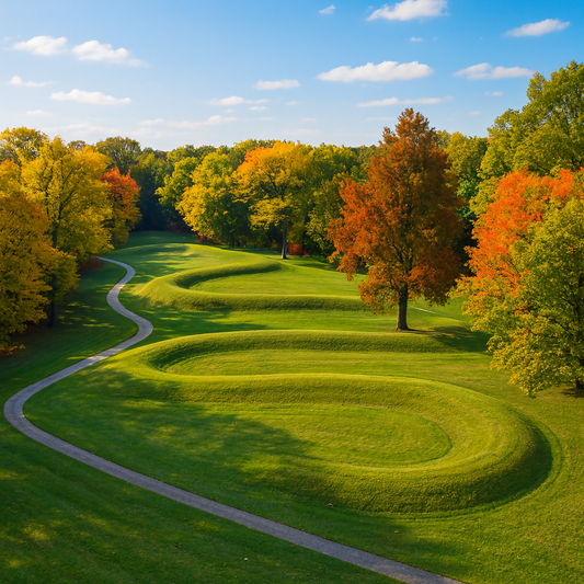 Serpent Mound - Ohio United States - Rendered - Digital File Digital My Custom Designs PDF