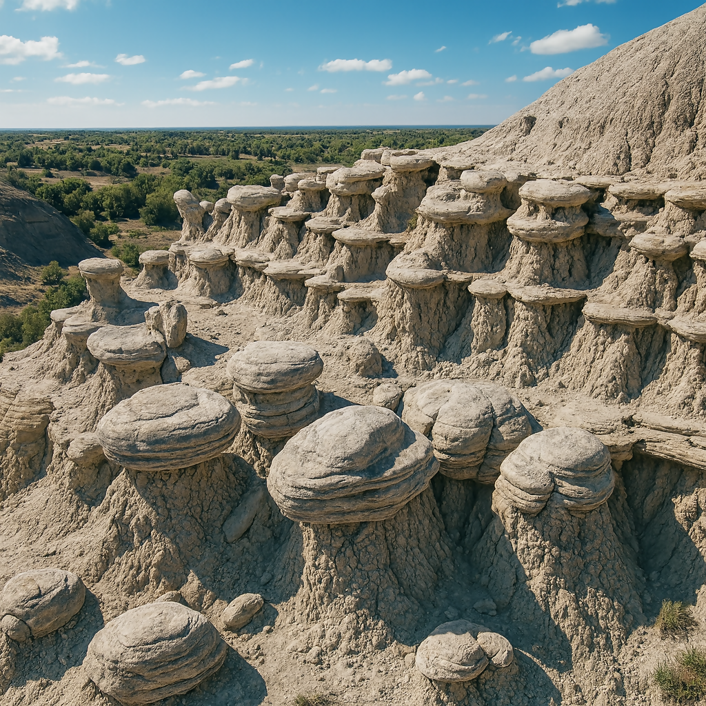 Toadstool Geologic Park - Oglala National Grassland - Nebraska United States - Rendered - Digital File Digital My Custom Designs PDF