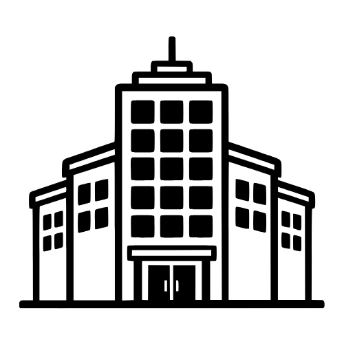 Cartoon Office Building - Vector Graphics - Digital File Digital My Custom Designs PDF