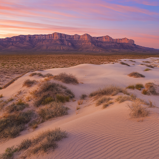Salt Basin Dunes - Guadalupe Mountains National Park - Texas United States - Rendered - Digital File Digital My Custom Designs PDF