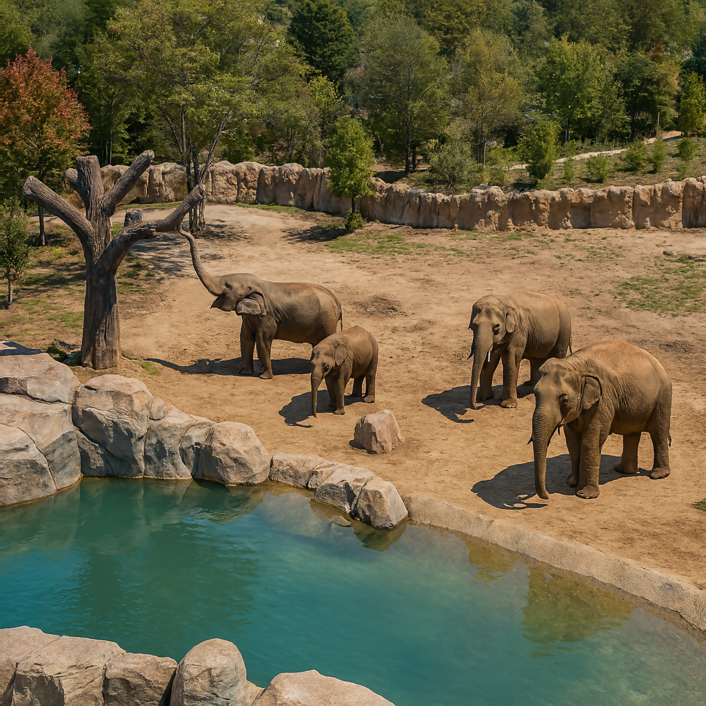 Cincinnati Zoo & Botanical Garden - Ohio United States - Rendered - Digital File Digital My Custom Designs PDF