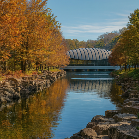 Crystal Bridges Museum of American Art - Arkansas United States - Rendered - Digital File Digital My Custom Designs PDF