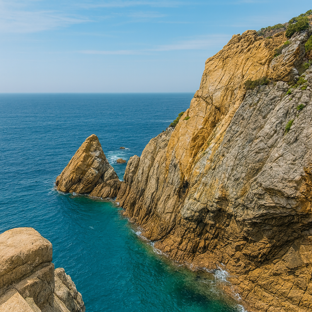 The Ravine (La Quebrada) - Guerrero Mexico - Rendered - Digital File Digital My Custom Designs PDF